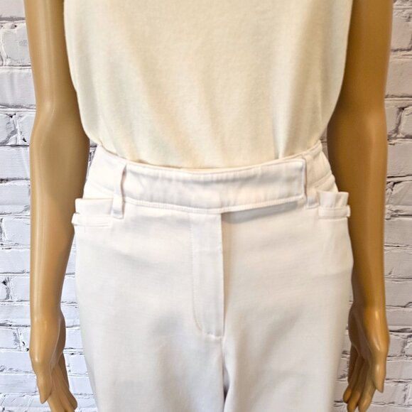 ZAC & RACHEL, White boyfriend cut capris - Picture 5 of 10